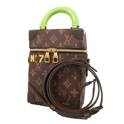 Louis Vuitton Handbag Monogram No. 7 Vertical Box Trunk M59664 Brown Women's