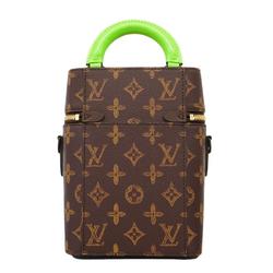 Louis Vuitton Handbag Monogram No. 7 Vertical Box Trunk M59664 Brown Women's