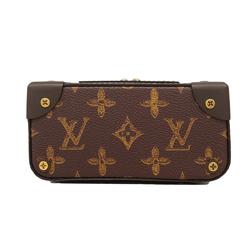 Louis Vuitton Handbag Monogram No. 7 Vertical Box Trunk M59664 Brown Women's