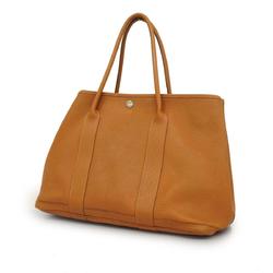 Hermes Tote Bag Garden PM □M Engraved Negonda Gold Women's