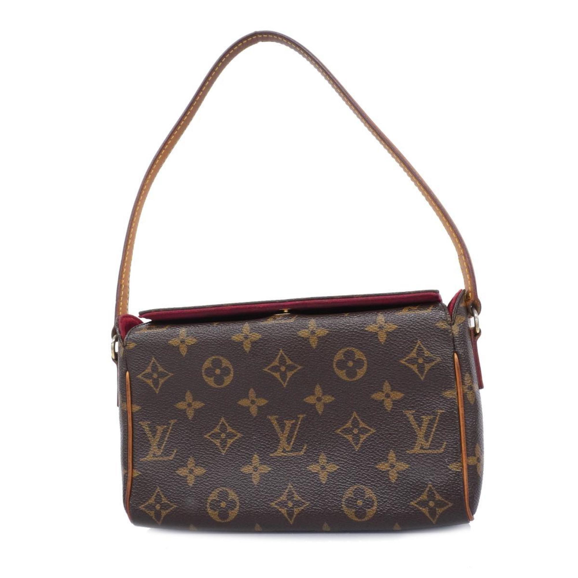 Louis Vuitton Handbag Monogram Recital M51900 Brown Ladies