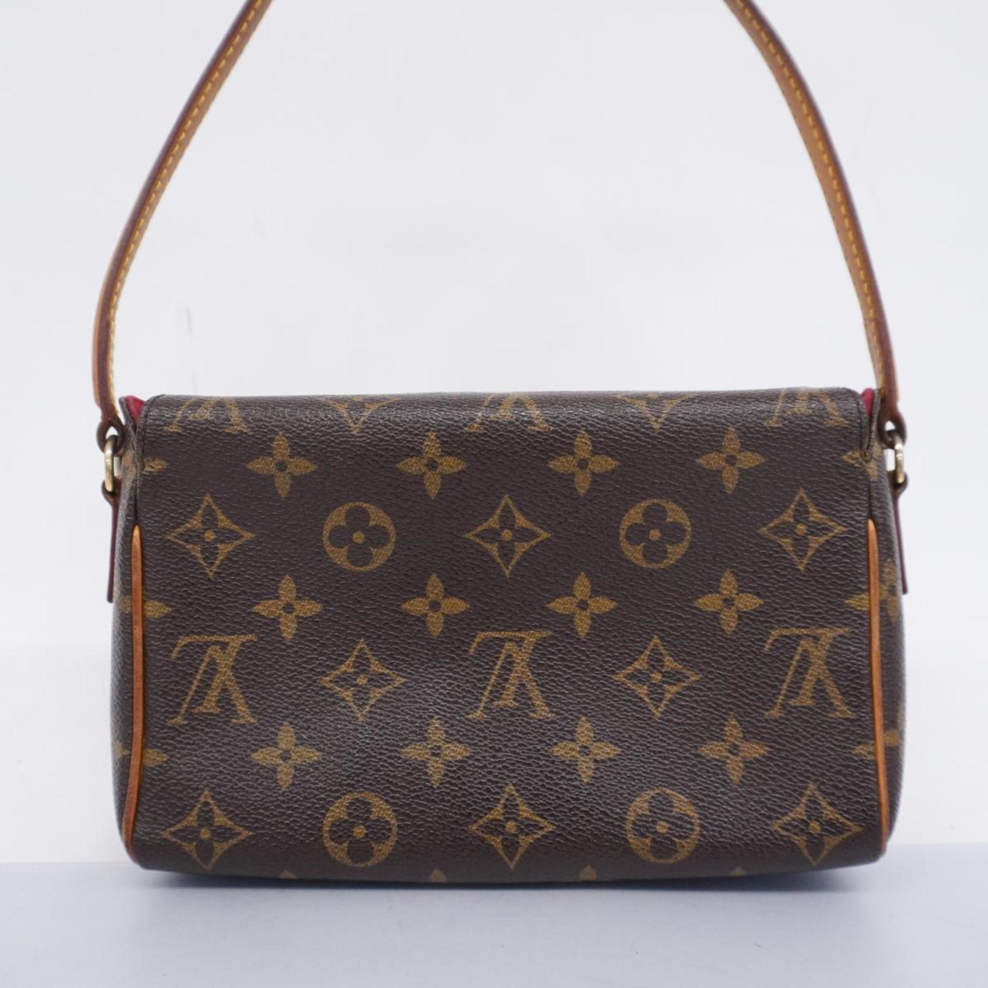 Louis Vuitton Handbag Monogram Recital M51900 Brown Ladies