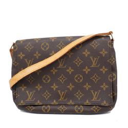 Louis Vuitton Shoulder Bag Monogram Musette Tango Short Strap M51257 Brown Women's