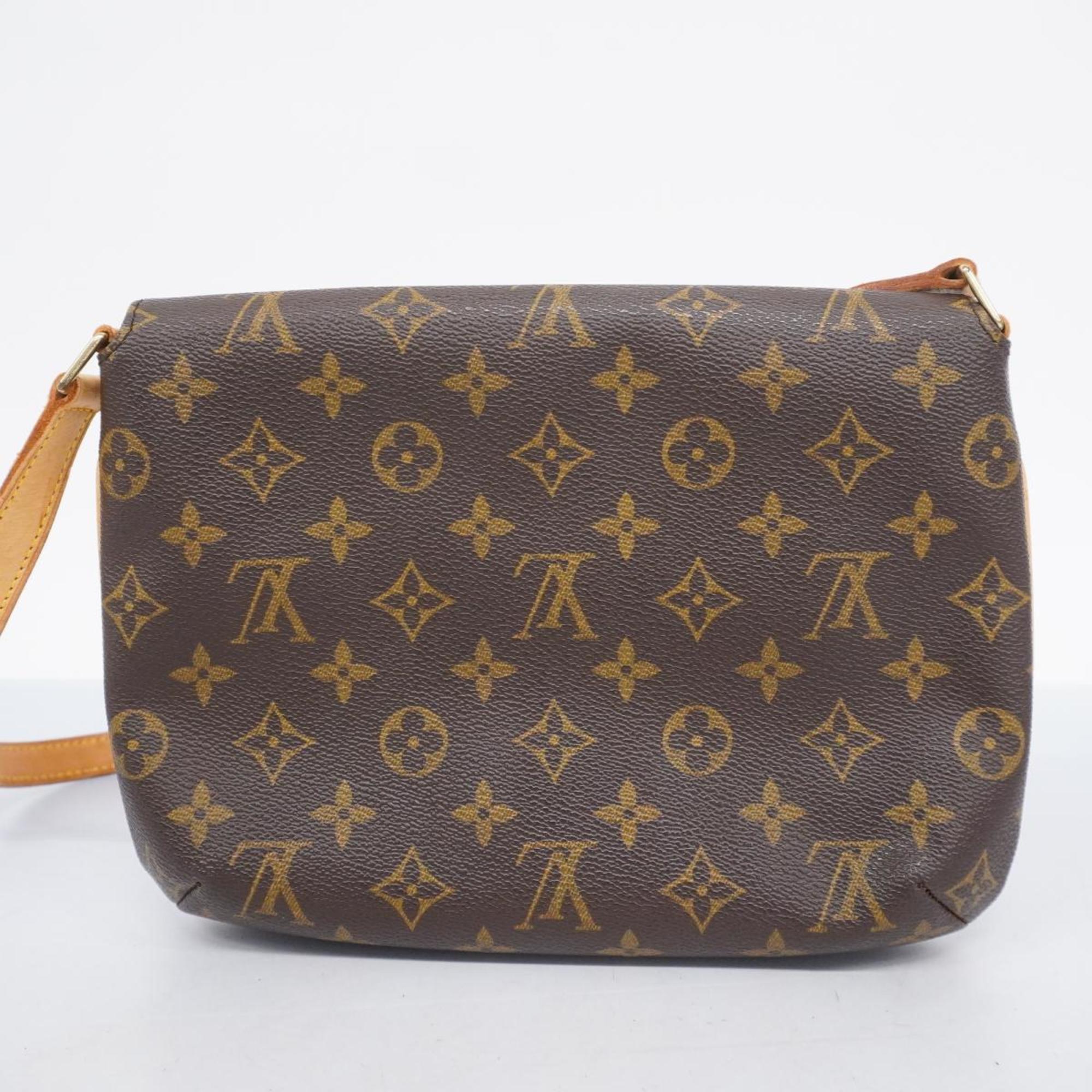 Louis Vuitton Shoulder Bag Monogram Musette Tango Short Strap M51257 Brown Women's