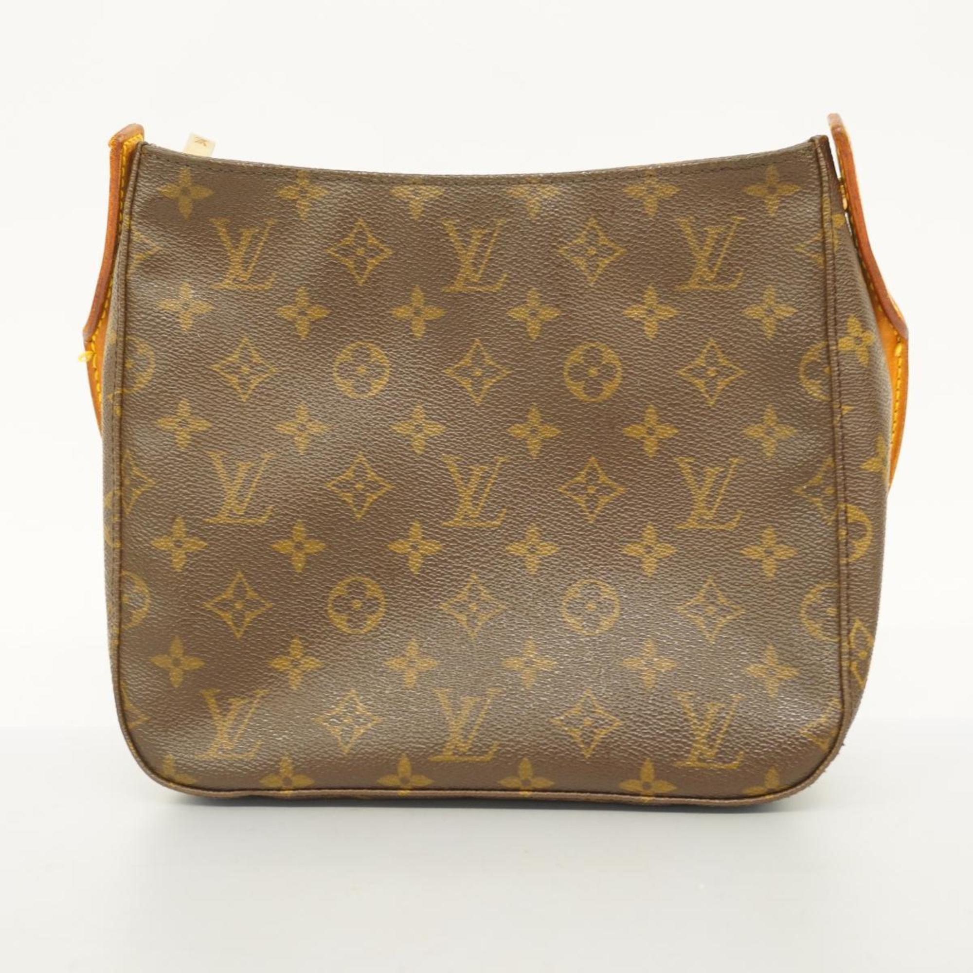 Louis Vuitton Shoulder Bag Monogram Looping MM M51146 Brown Women's