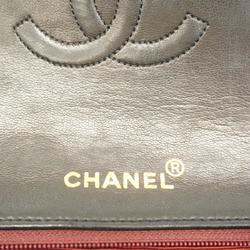 Chanel Shoulder Bag Matelasse Chain Lambskin Black Women's