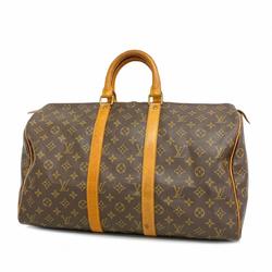 Louis Vuitton Boston Bag Monogram Keepall 45 M41428 Brown Men's Women's