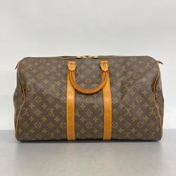 Louis Vuitton Boston Bag Monogram Keepall 45 M41428 Brown Men's Women's