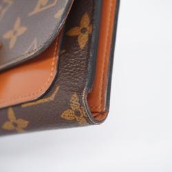 Louis Vuitton Tri-fold Wallet Monogram Portefeuille Flower Compact M67504 Brown Women's