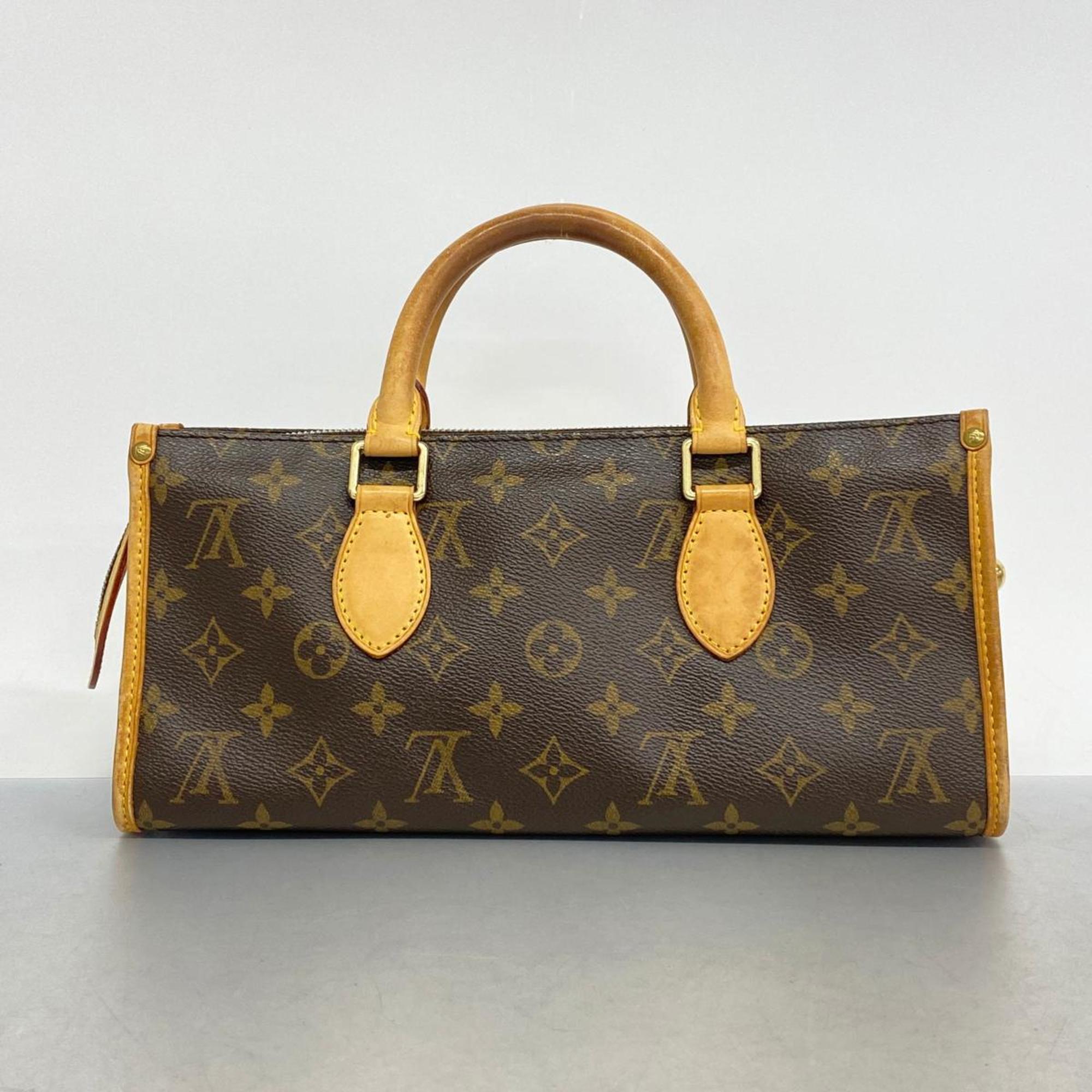 Louis Vuitton Handbag Monogram Popincourt M40009 Brown Ladies