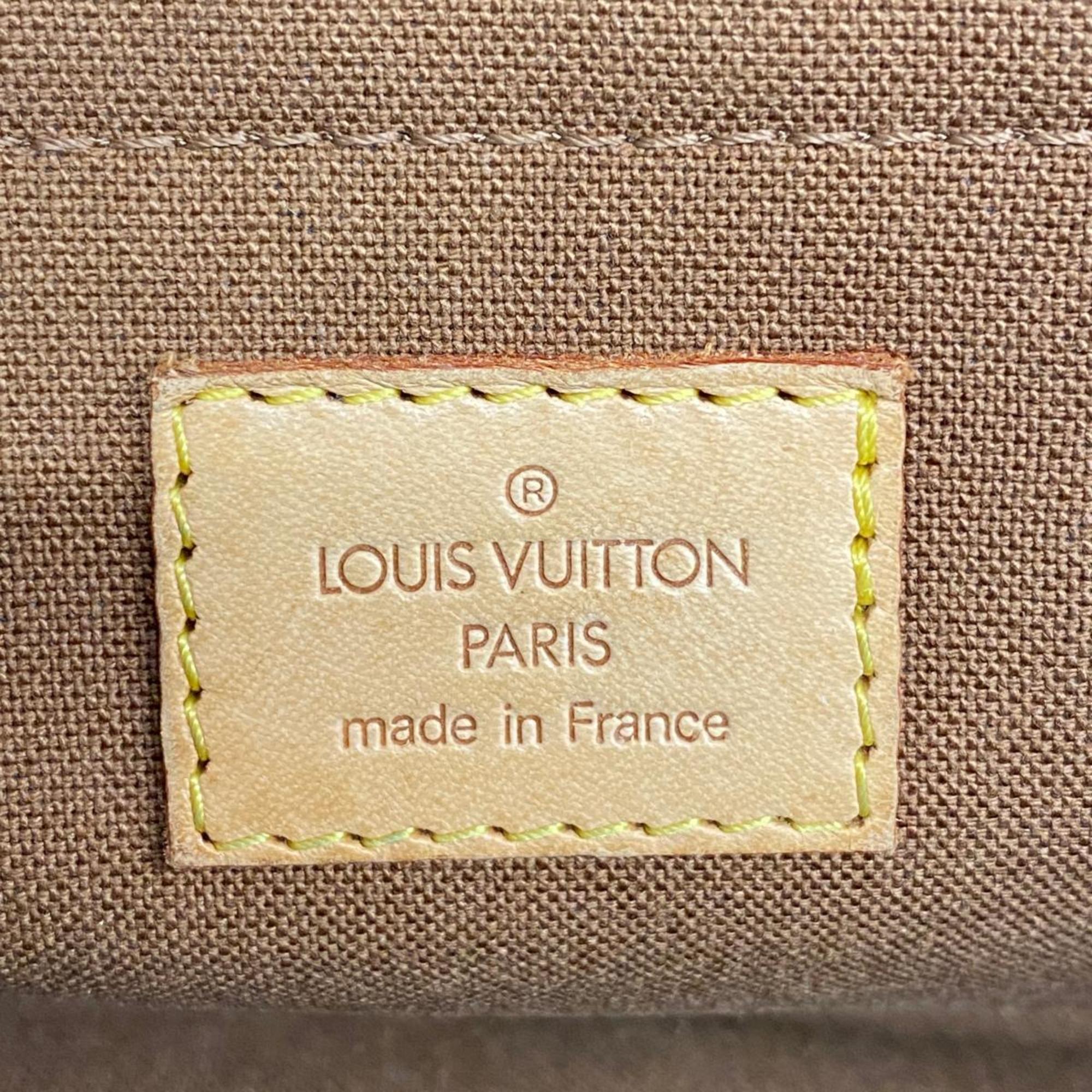 Louis Vuitton Handbag Monogram Popincourt M40009 Brown Ladies