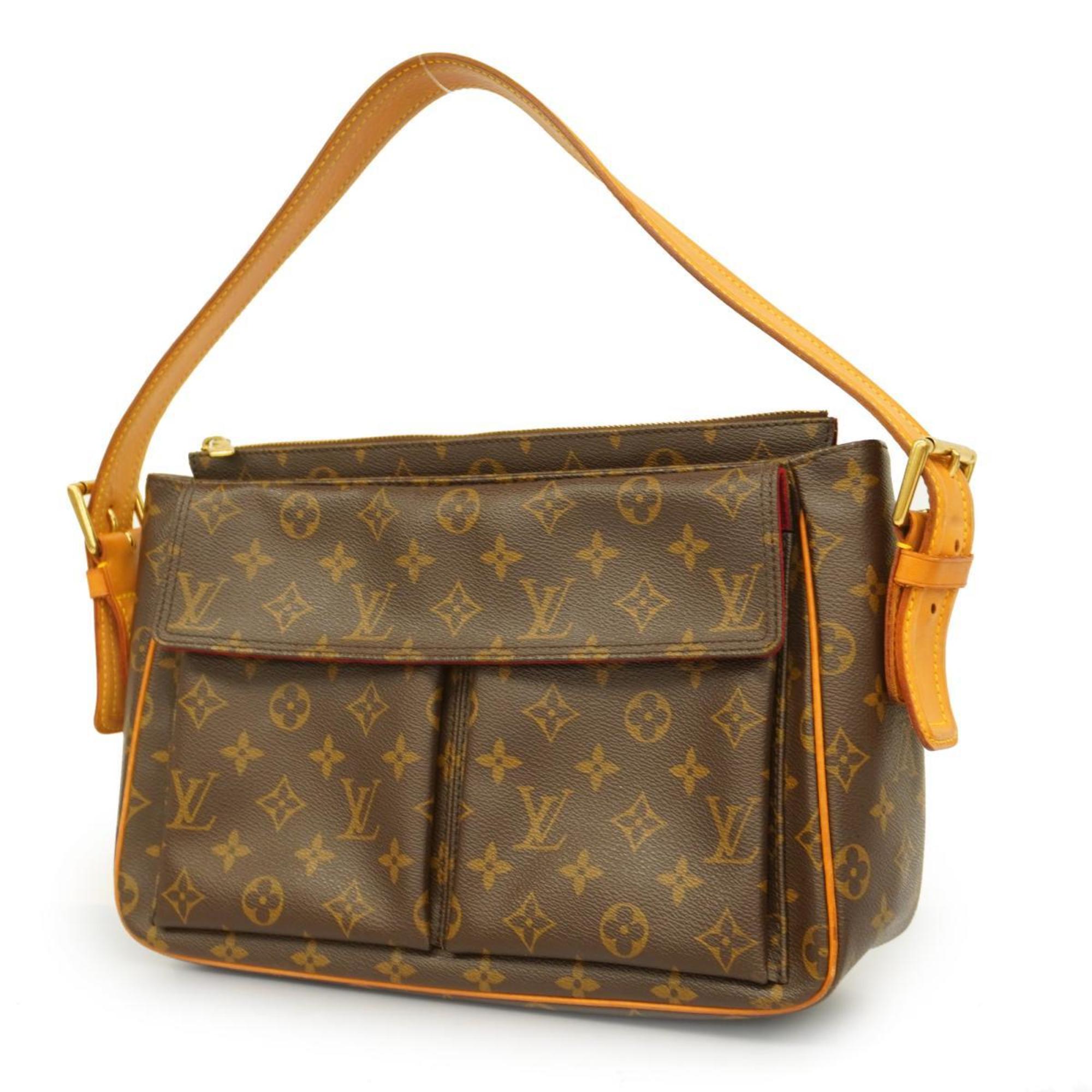 Louis Vuitton Shoulder Bag Monogram Vivacite GM M51163 Brown Ladies