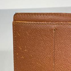 Louis Vuitton Tri-fold Wallet Monogram Porte Monnaie Billet Credit M61652 Brown Men's Women's