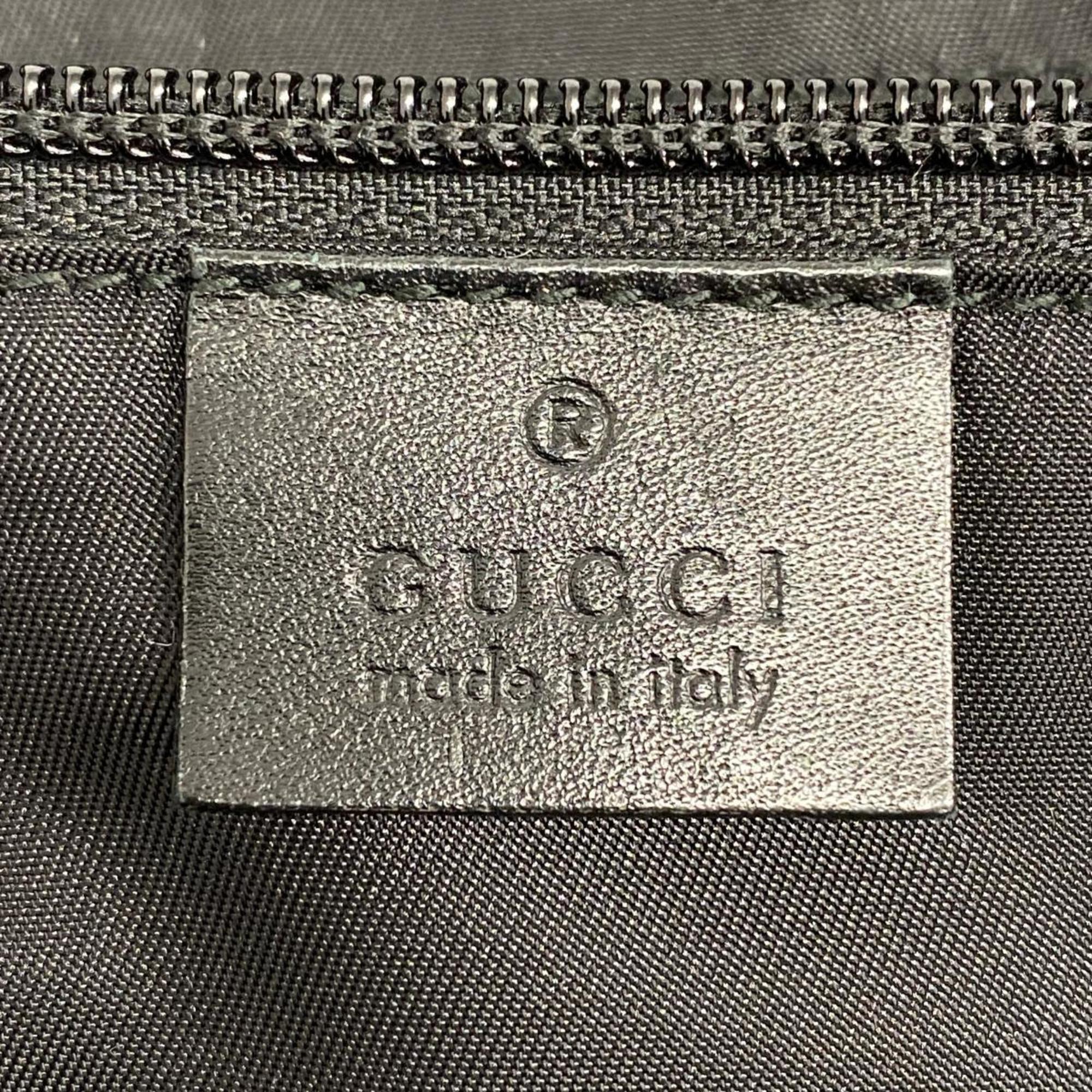 Gucci Tote Bag Sherry Line 268175 Nylon Black Women's