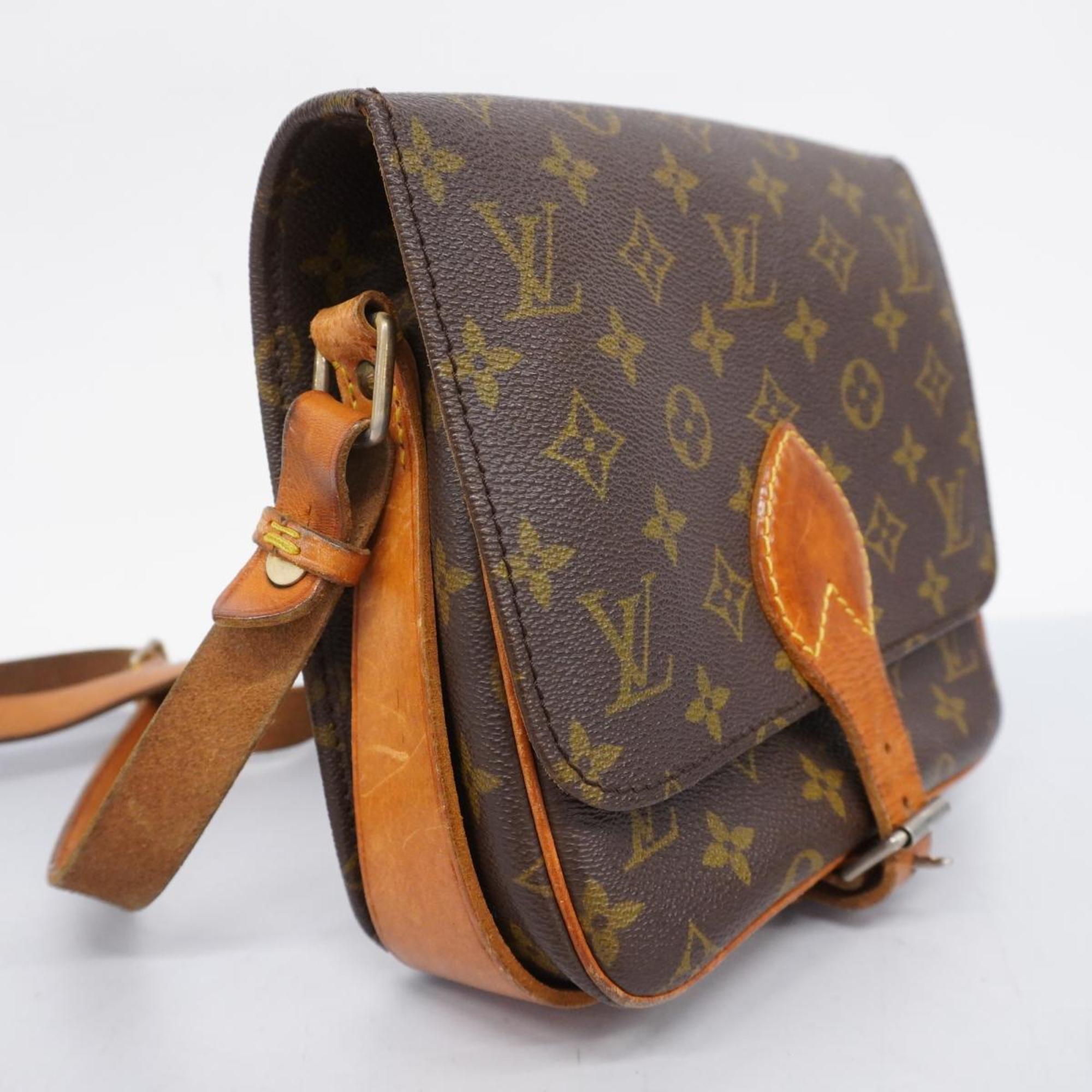 Louis Vuitton Shoulder Bag Monogram Cartesier MM M51253 Brown Women's