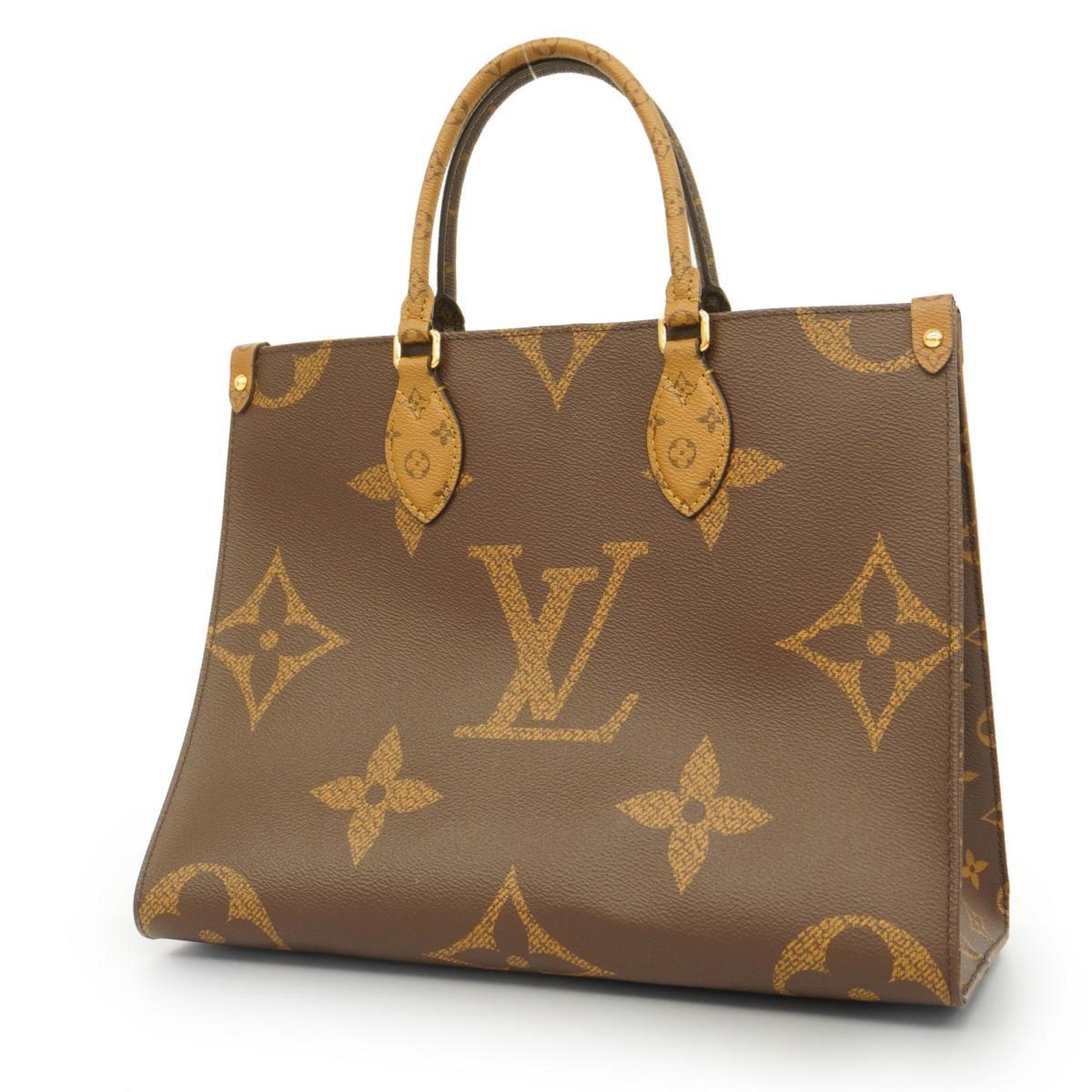 Louis Vuitton Tote Bag Monogram Giant On The Go MM M45321 Brown Women's