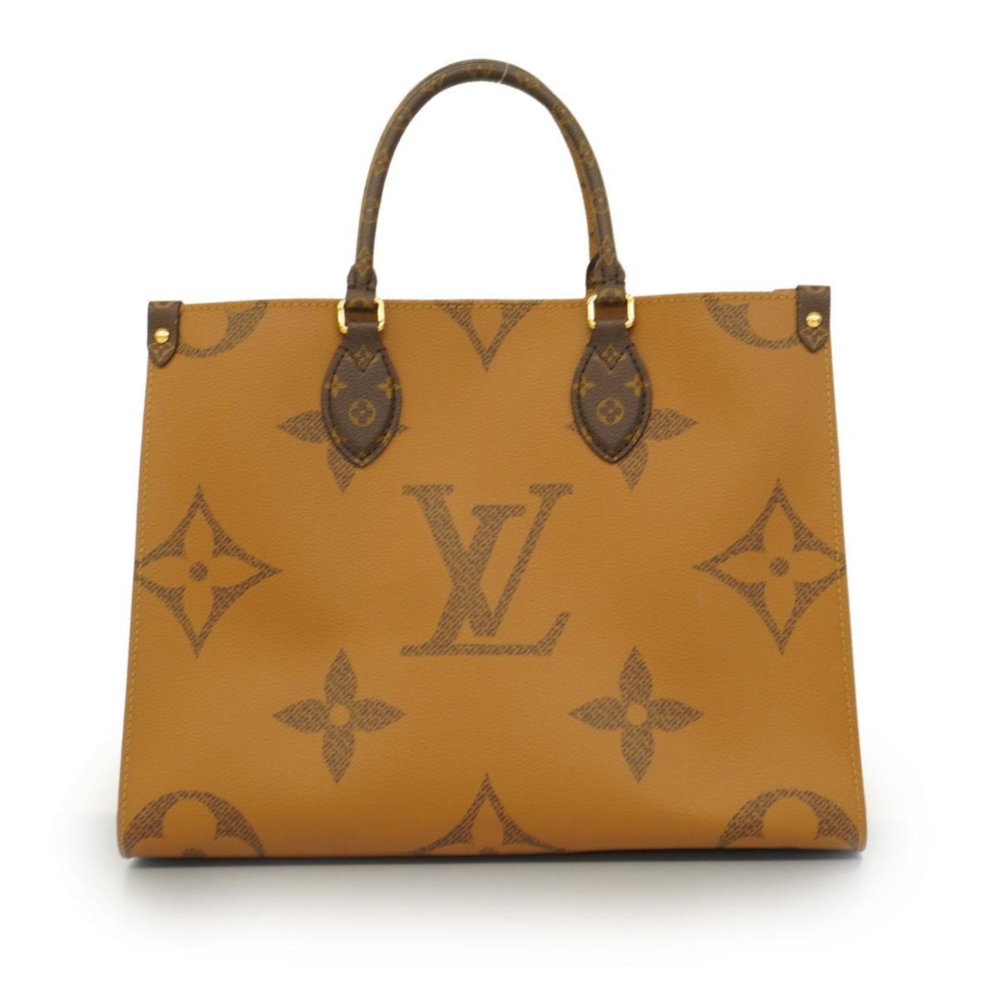 Louis Vuitton Tote Bag Monogram Giant On The Go MM M45321 Brown Women's