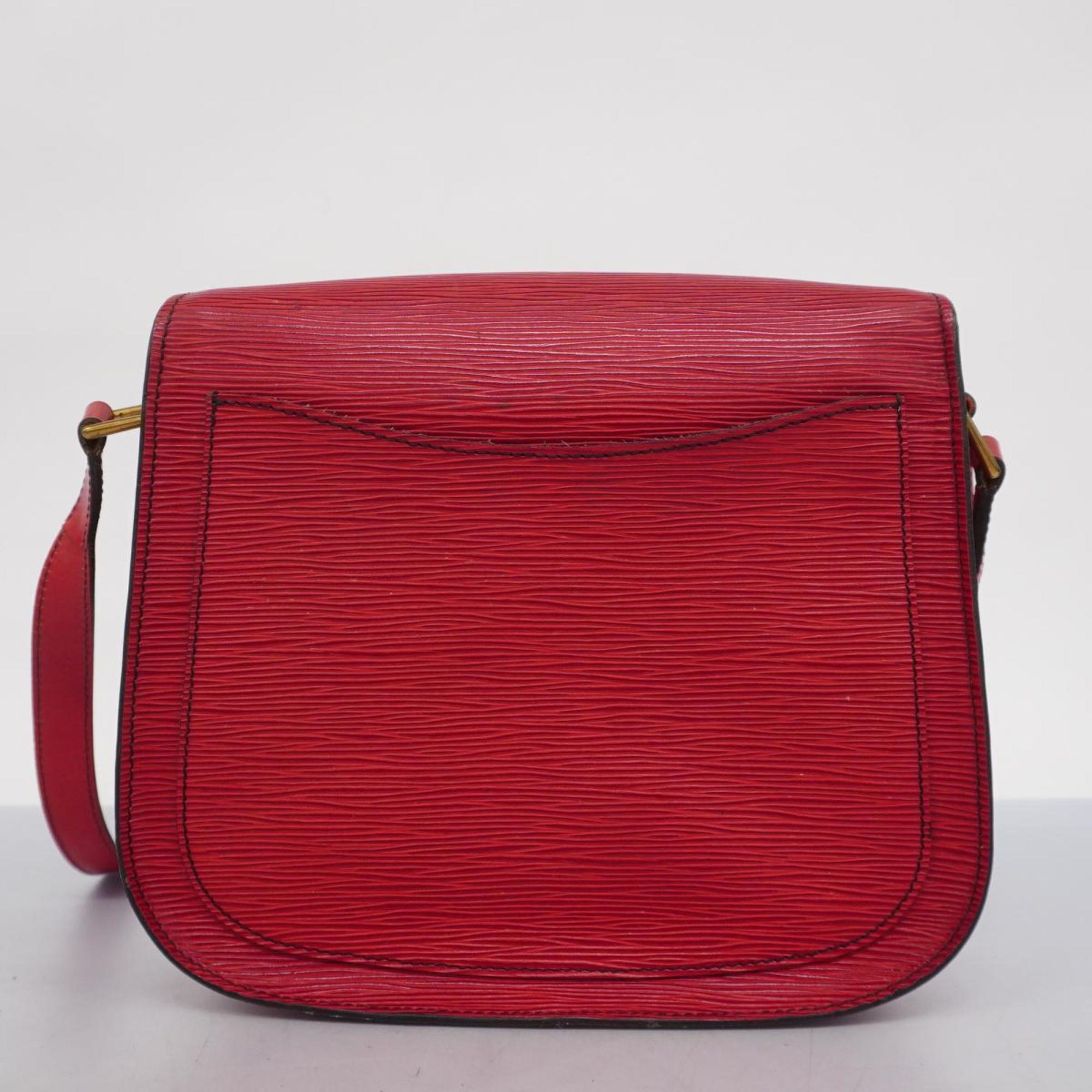 Louis Vuitton Shoulder Bag Epi Saint-Clair GM M52197 Castilian Red Women's