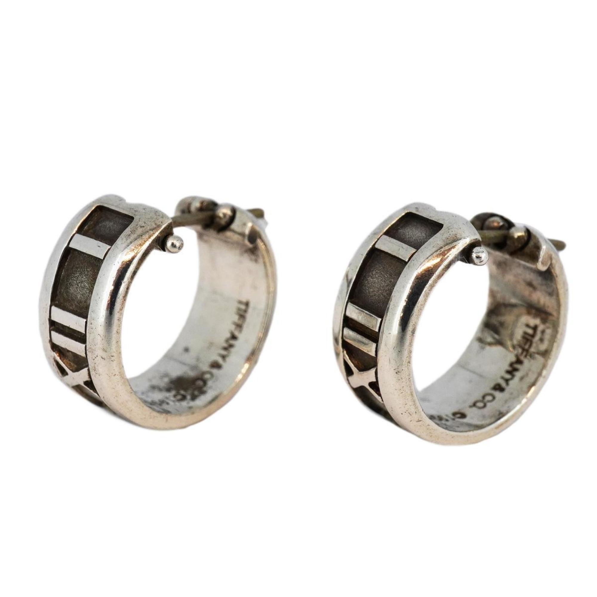 Tiffany Atlas Hoop Earrings 925 Silver for Women