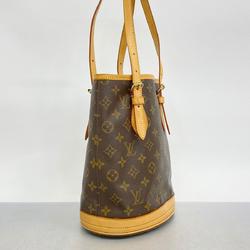 Louis Vuitton Tote Bag Monogram Bucket PM M42238 Brown Women's