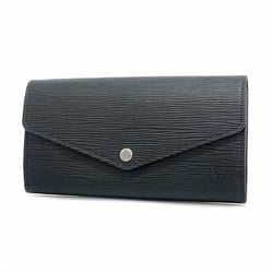 Louis Vuitton Long Wallet Epi Portefeuille Sarah M60582 Noir Ladies