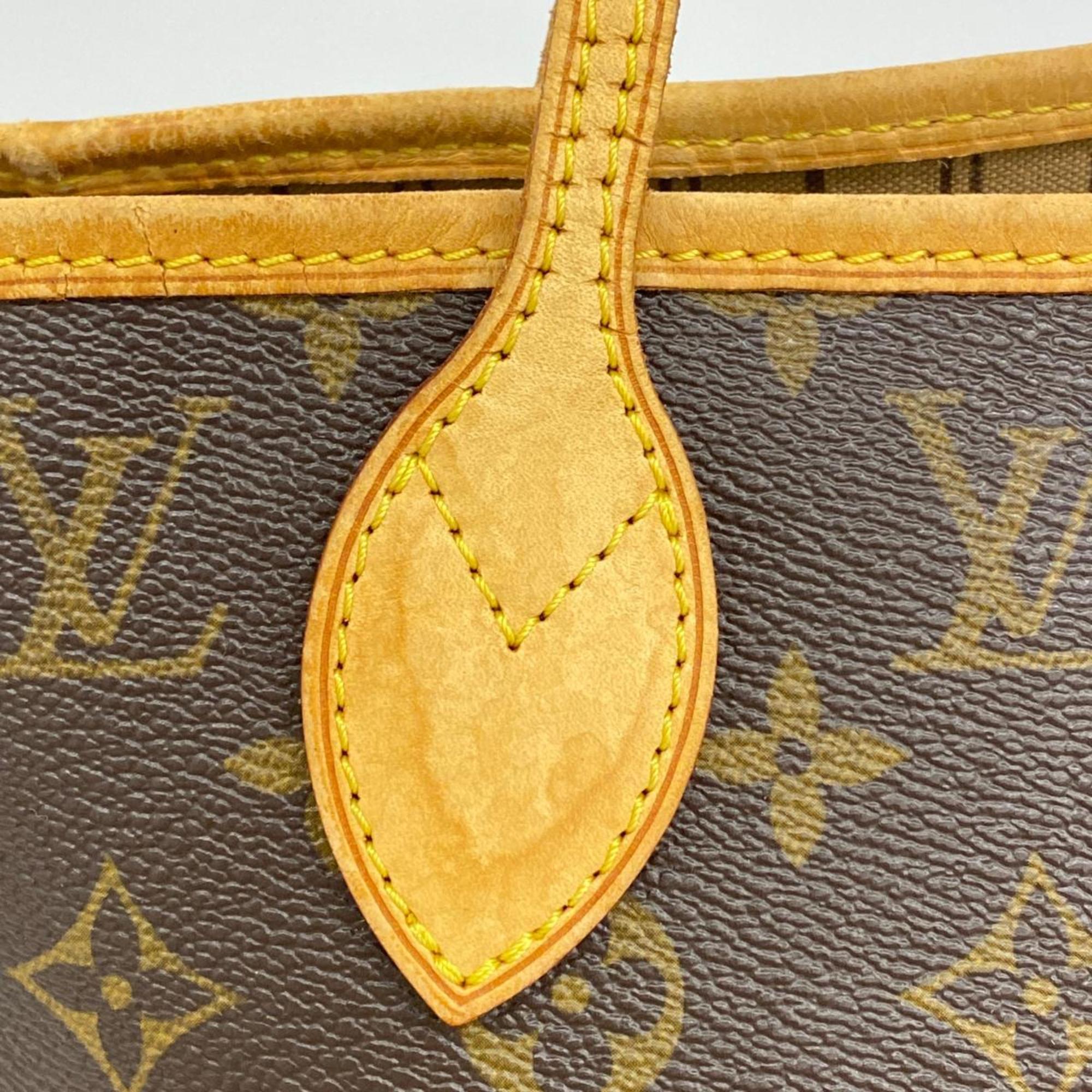 Louis Vuitton Tote Bag Monogram Neverfull MM M40156 Brown Women's