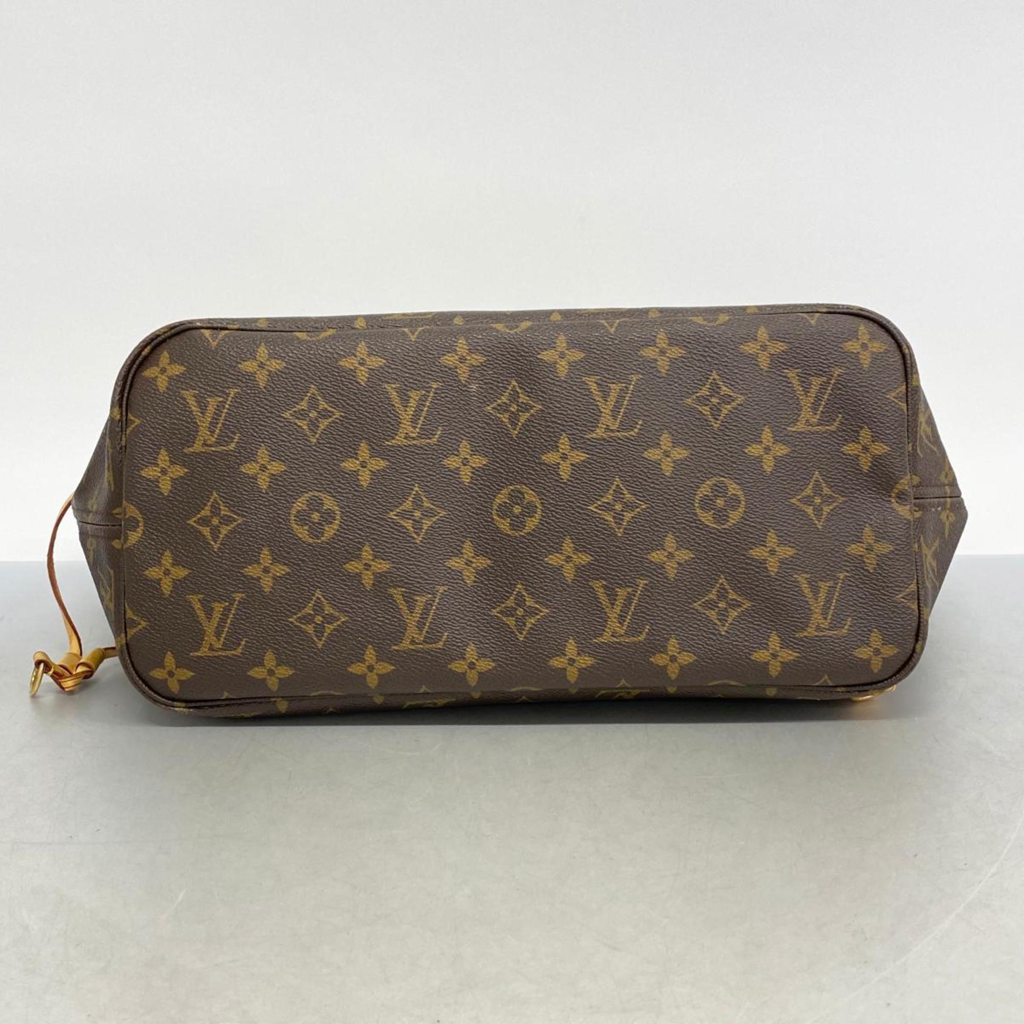 Louis Vuitton Tote Bag Monogram Neverfull MM M40156 Brown Women's