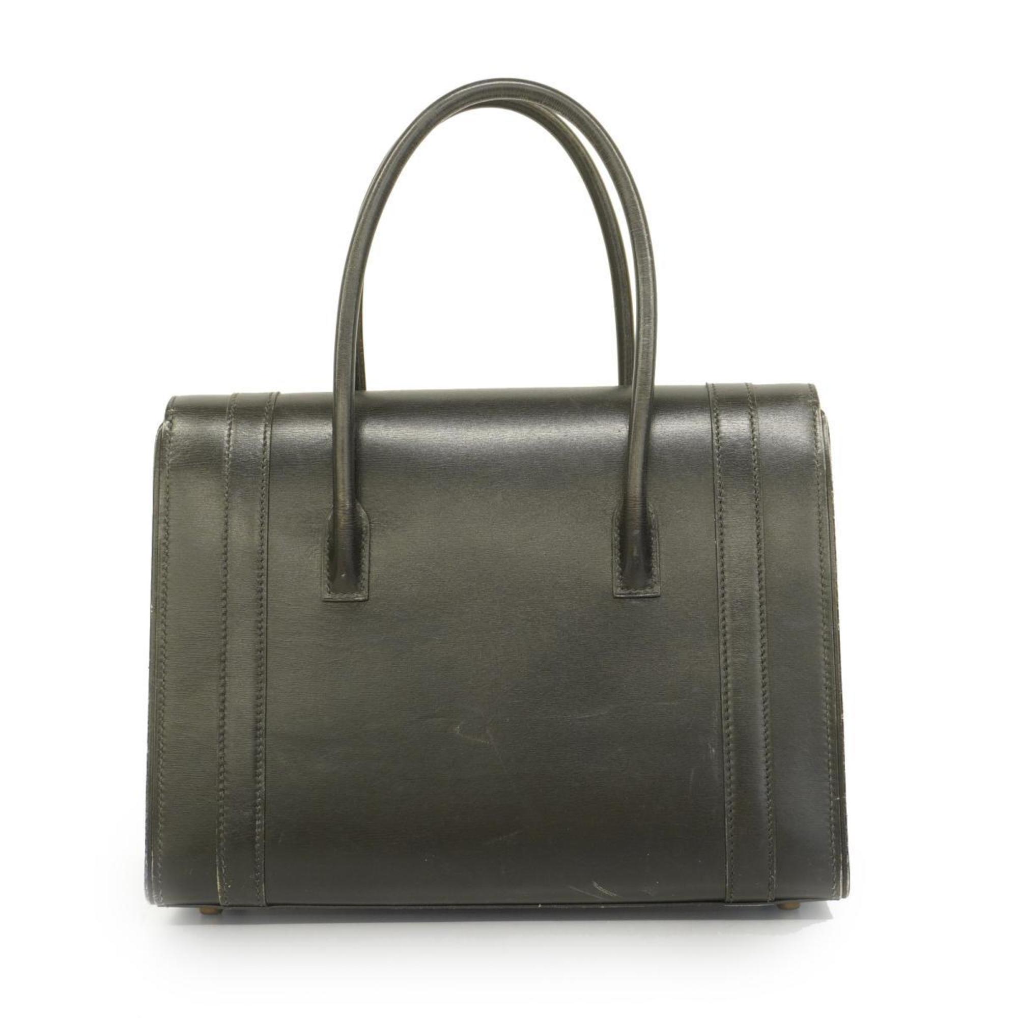 Hermes handbag Drag 27 〇V stamp box calf black ladies