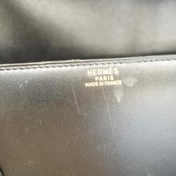 Hermes handbag Drag 27 〇V stamp box calf black ladies