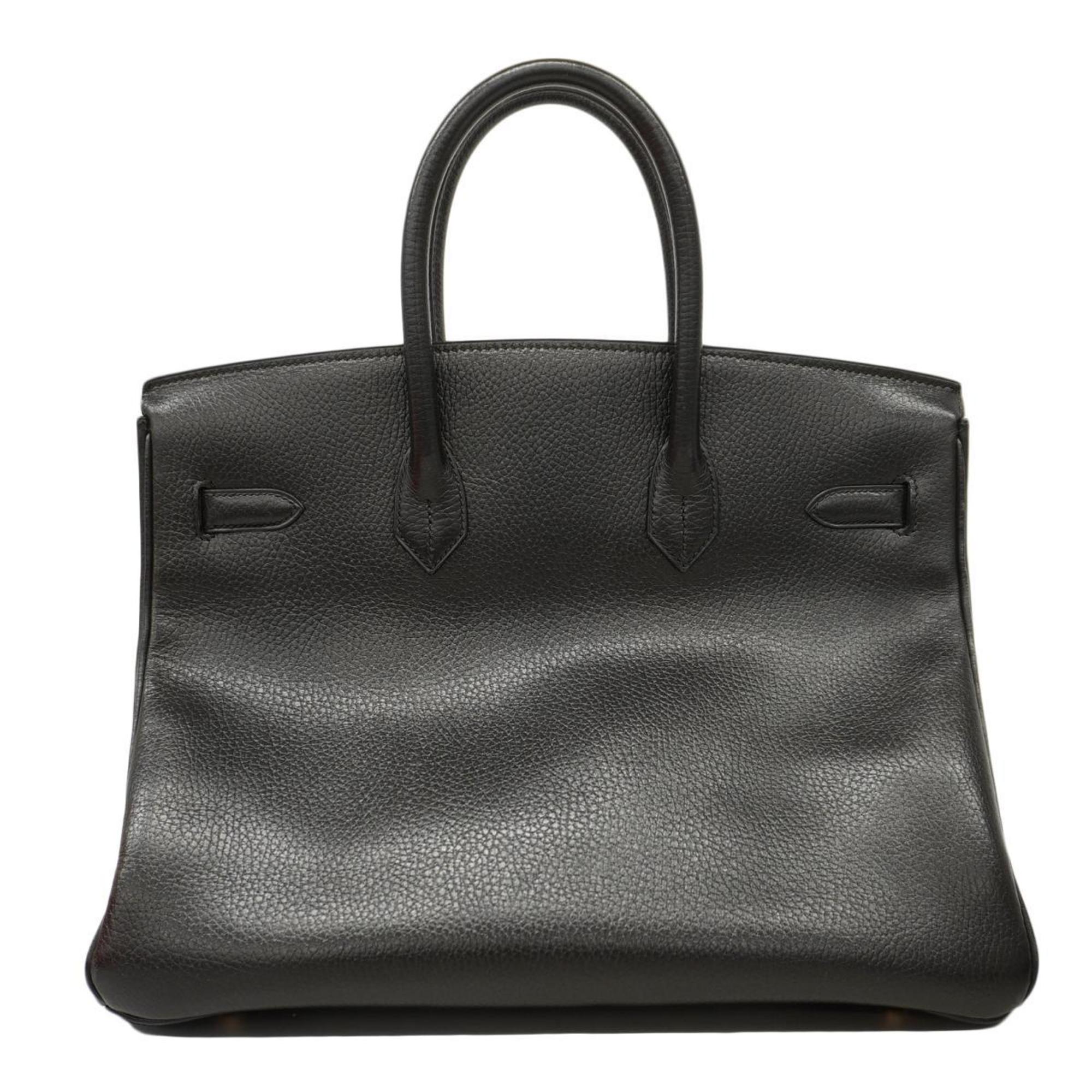 Hermes handbag Birkin 35 □A stamp Ardennes Black Ladies