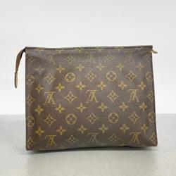 Louis Vuitton Pouch Monogram Pochette Toilette 26 M47542 Brown Ladies