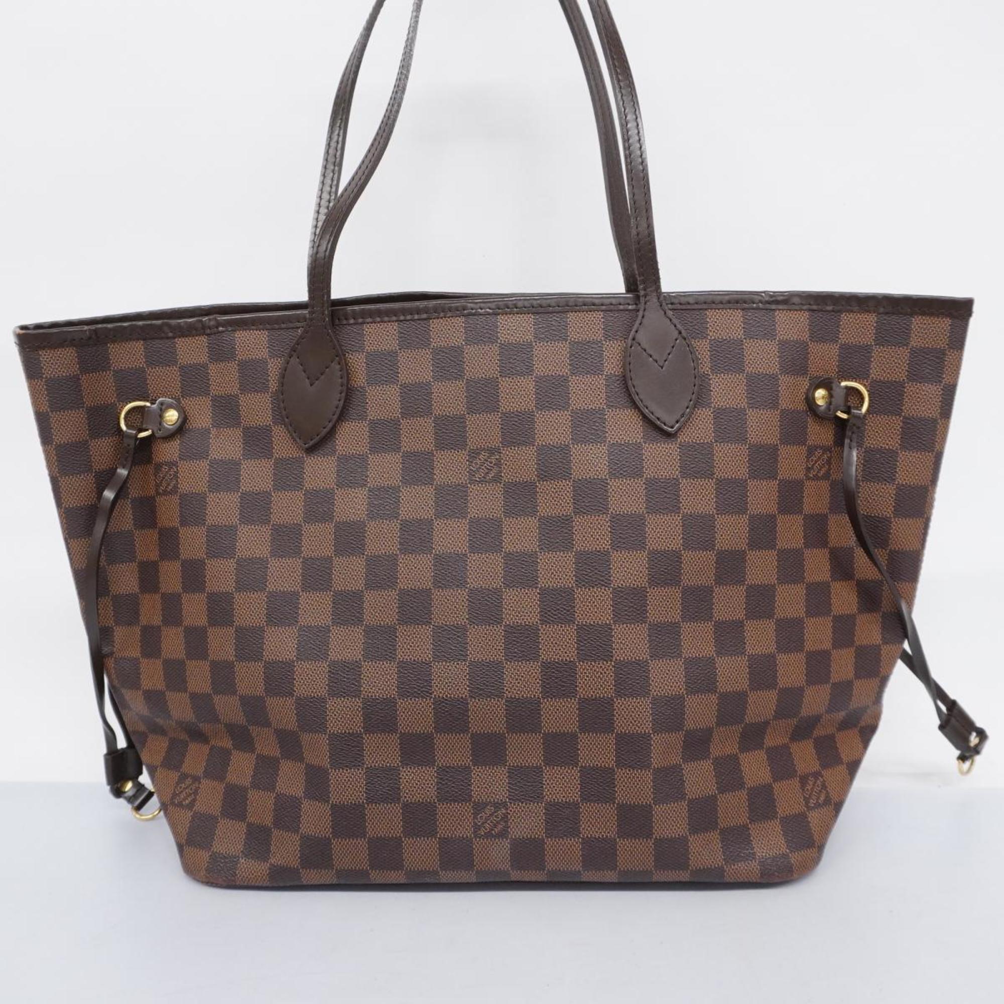 Louis Vuitton Tote Bag Damier Neverfull MM N51105 Ebene Women's