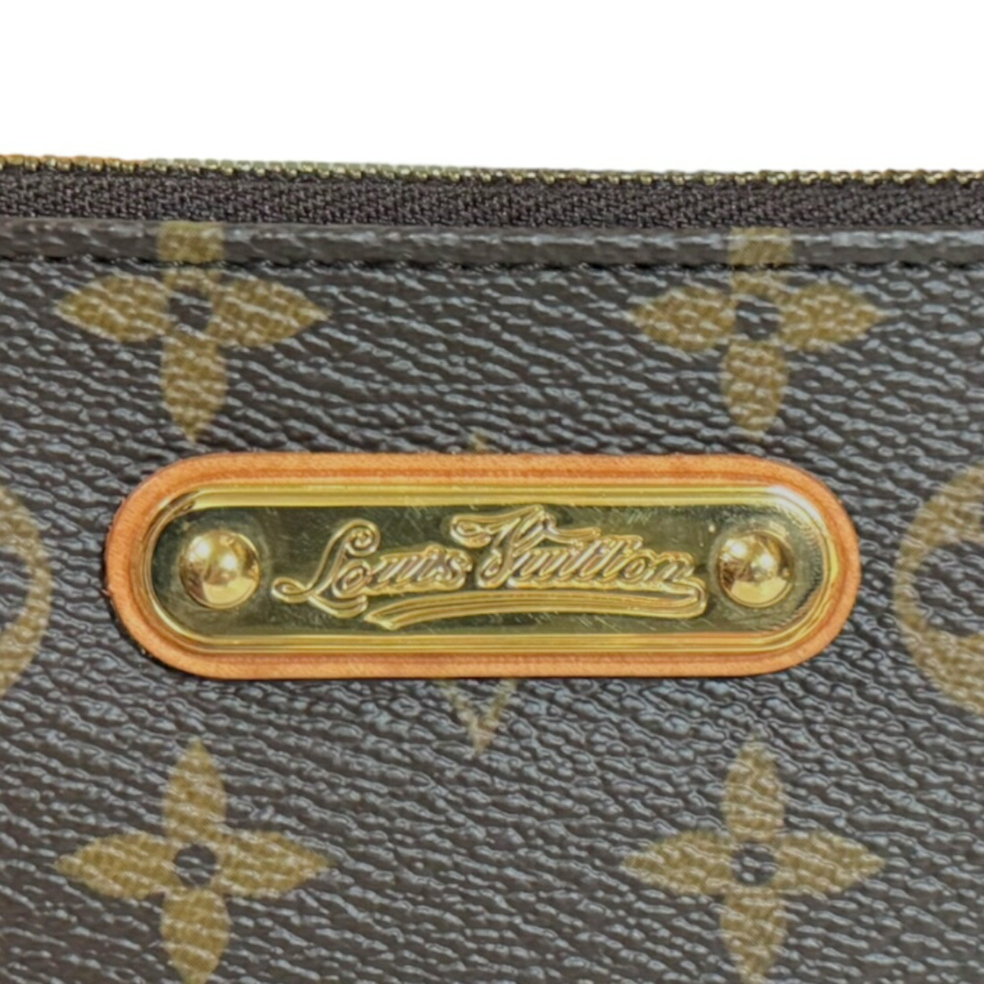 Louis Vuitton Pochette Mira MM Monogram Handbag Canvas M60094 Brown Women's LOUIS VUITTON