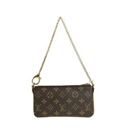 Louis Vuitton Pochette Mira MM Monogram Handbag Canvas M60094 Brown Women's LOUIS VUITTON