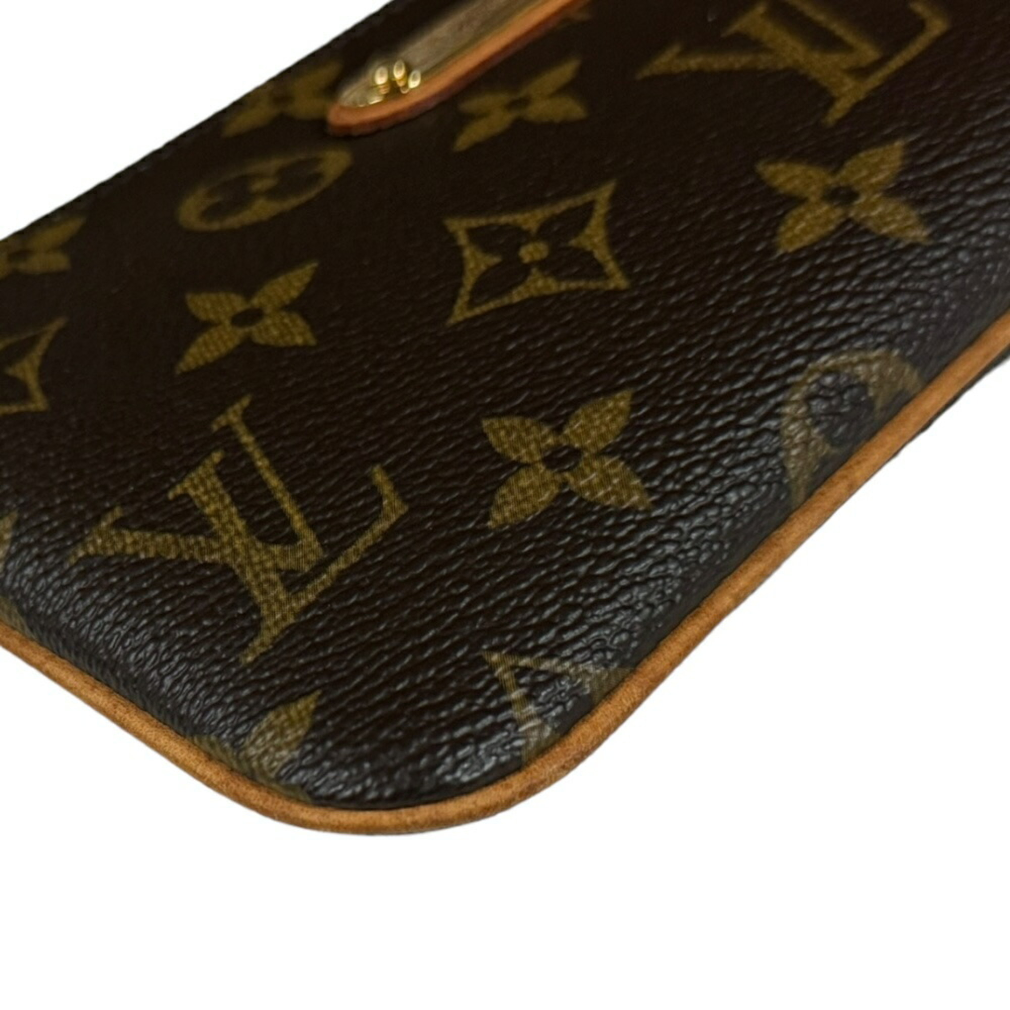 Louis Vuitton Pochette Mira MM Monogram Handbag Canvas M60094 Brown Women's LOUIS VUITTON