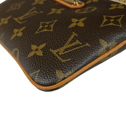 Louis Vuitton Pochette Mira MM Monogram Handbag Canvas M60094 Brown Women's LOUIS VUITTON