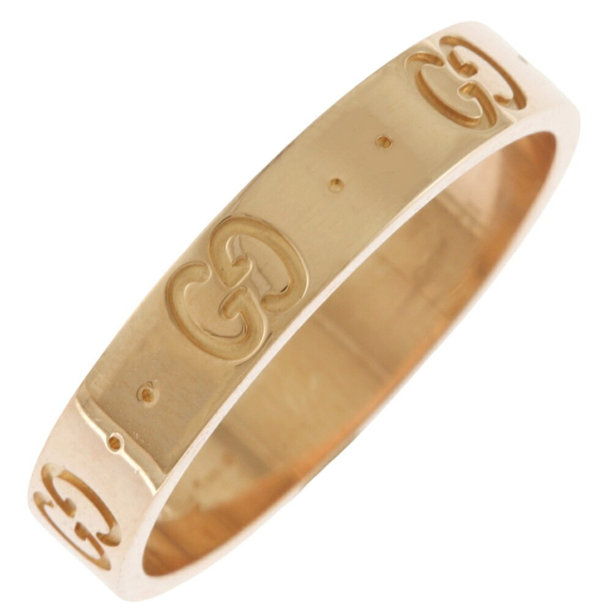 Gucci Icon Ring, Gucci, size 16.5, 18k gold, unisex, GUCCI