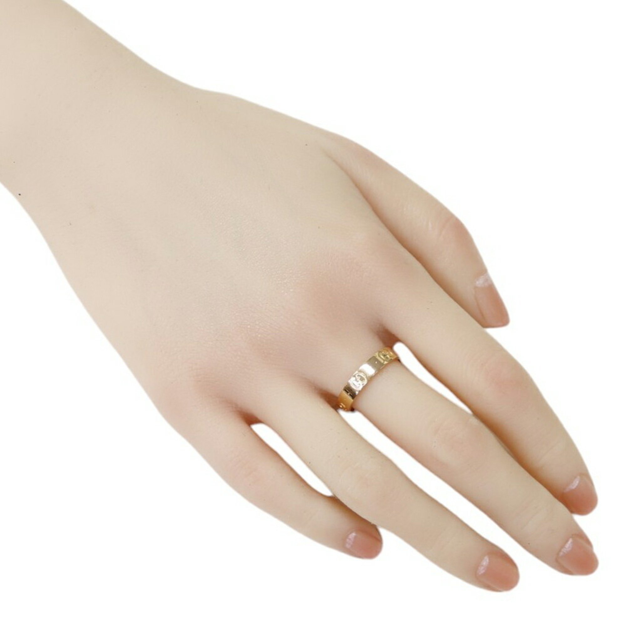 Gucci Icon Ring, Gucci, size 16.5, 18k gold, unisex, GUCCI