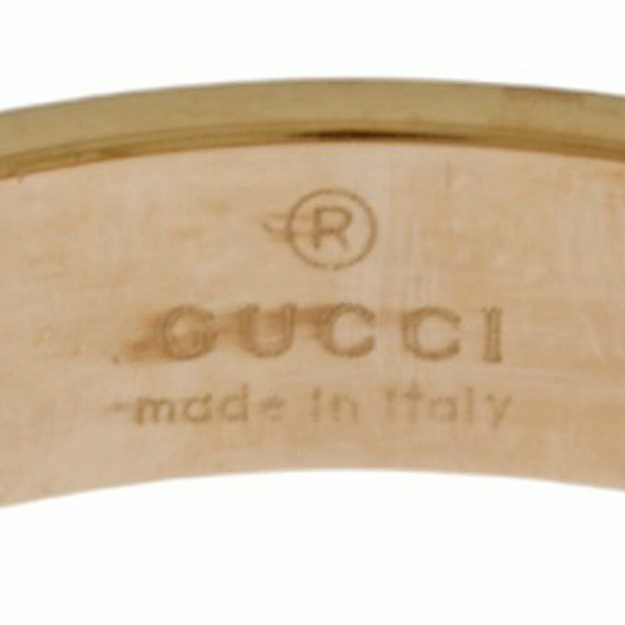 Gucci Icon Ring, Gucci, size 16.5, 18k gold, unisex, GUCCI