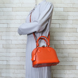 Louis Vuitton Alma BB Epi Shoulder Bag Leather M40854 Orange Women's LOUIS VUITTON