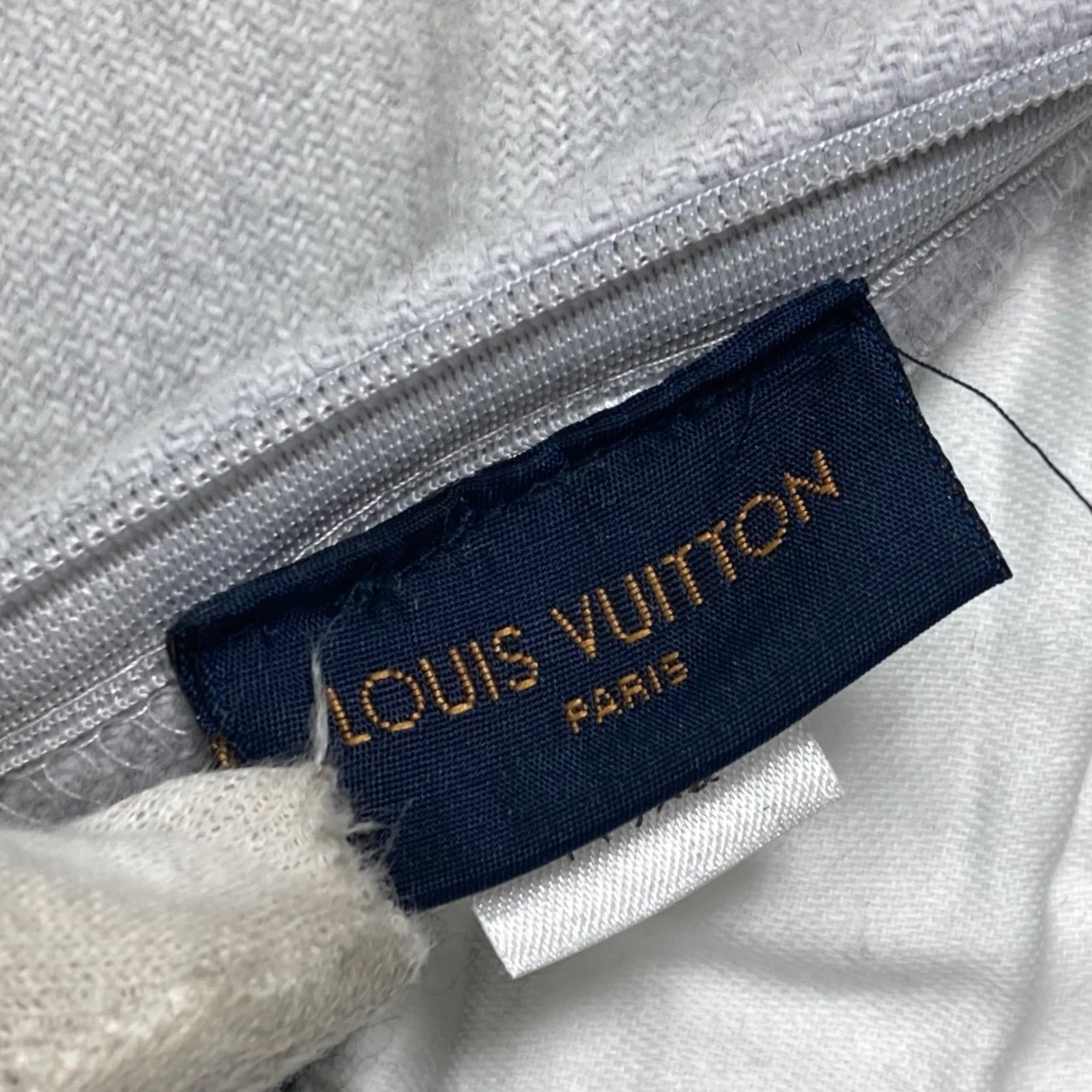 LOUIS VUITTON MP2248 Pillow Cushion LV Satellite Spaceman Wool Cashmere Men's Women's Black