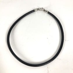 BVLGARI Bvlgari Necklace Choker Leather Men's Black