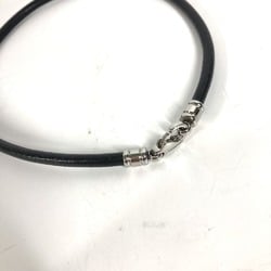 BVLGARI Bvlgari Necklace Choker Leather Men's Black