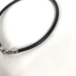 BVLGARI Bvlgari Necklace Choker Leather Men's Black