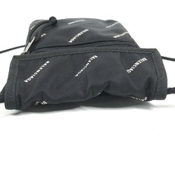 BALENCIAGA 532298 Bicolor Explorer Pochette Pouch Sacoche Shoulder Bag Nylon Women's Black