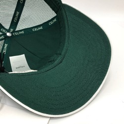 CELINE 2AUN8969P Triomphe Baseball Cap Cotton Women's Green