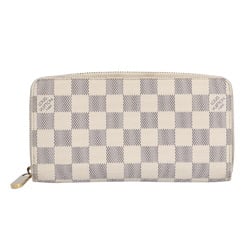 Louis Vuitton Zippy Damier Azur Long Wallet Canvas N60019 Women's LOUIS VUITTON