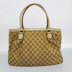 Gucci Handbag GG Canvas 296835 Brown Champagne Women's