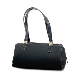 Salvatore Ferragamo Shoulder Bag Vara Nylon Black Women's