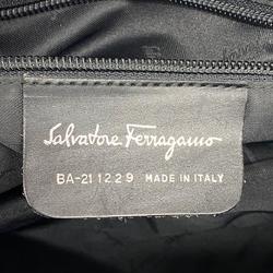 Salvatore Ferragamo Shoulder Bag Vara Nylon Black Women's